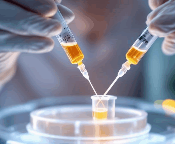 PRP shoulder injection preparation in Clermont FL orthopedic clinic