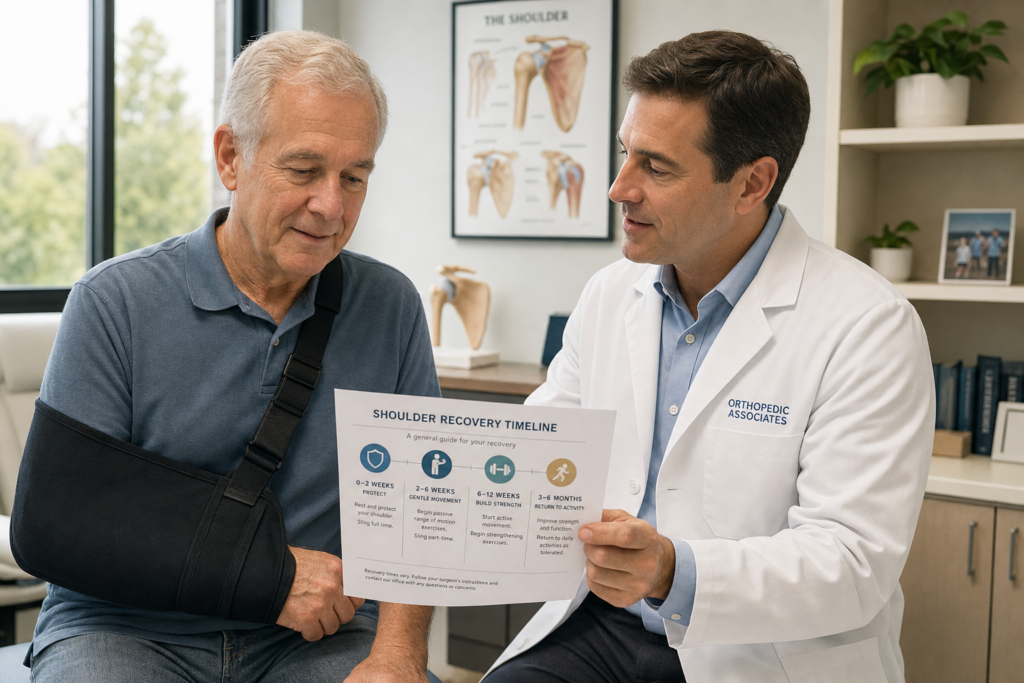 shoulder replacement recovery timeline