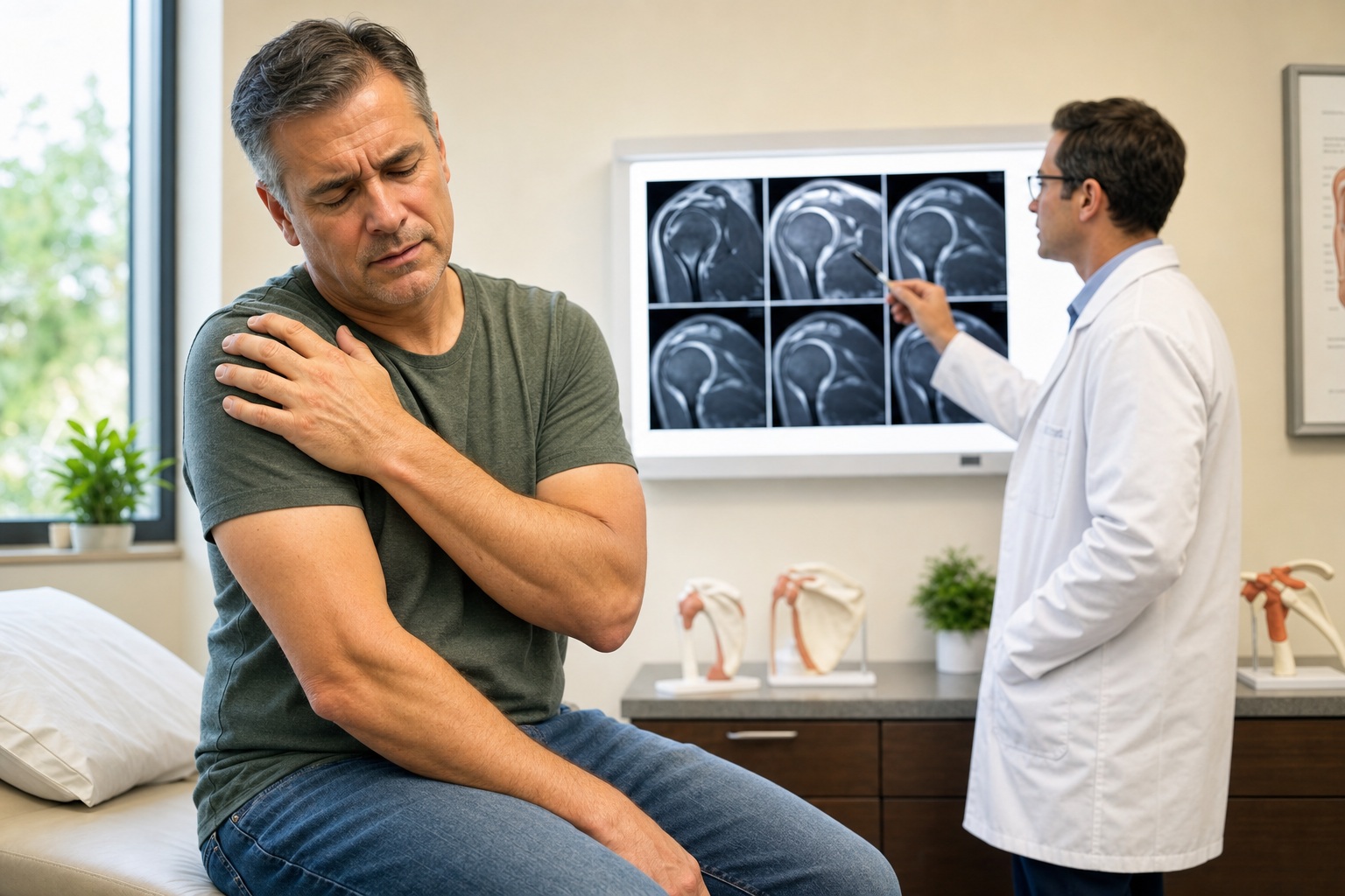 rotator cuff tear surgeon in Clermont for night shoulder pain